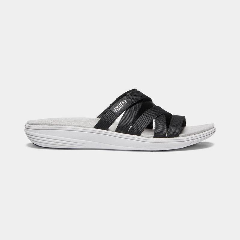 Keen Damaya Womens Slides Black Online NZ (6509-CAZHN)